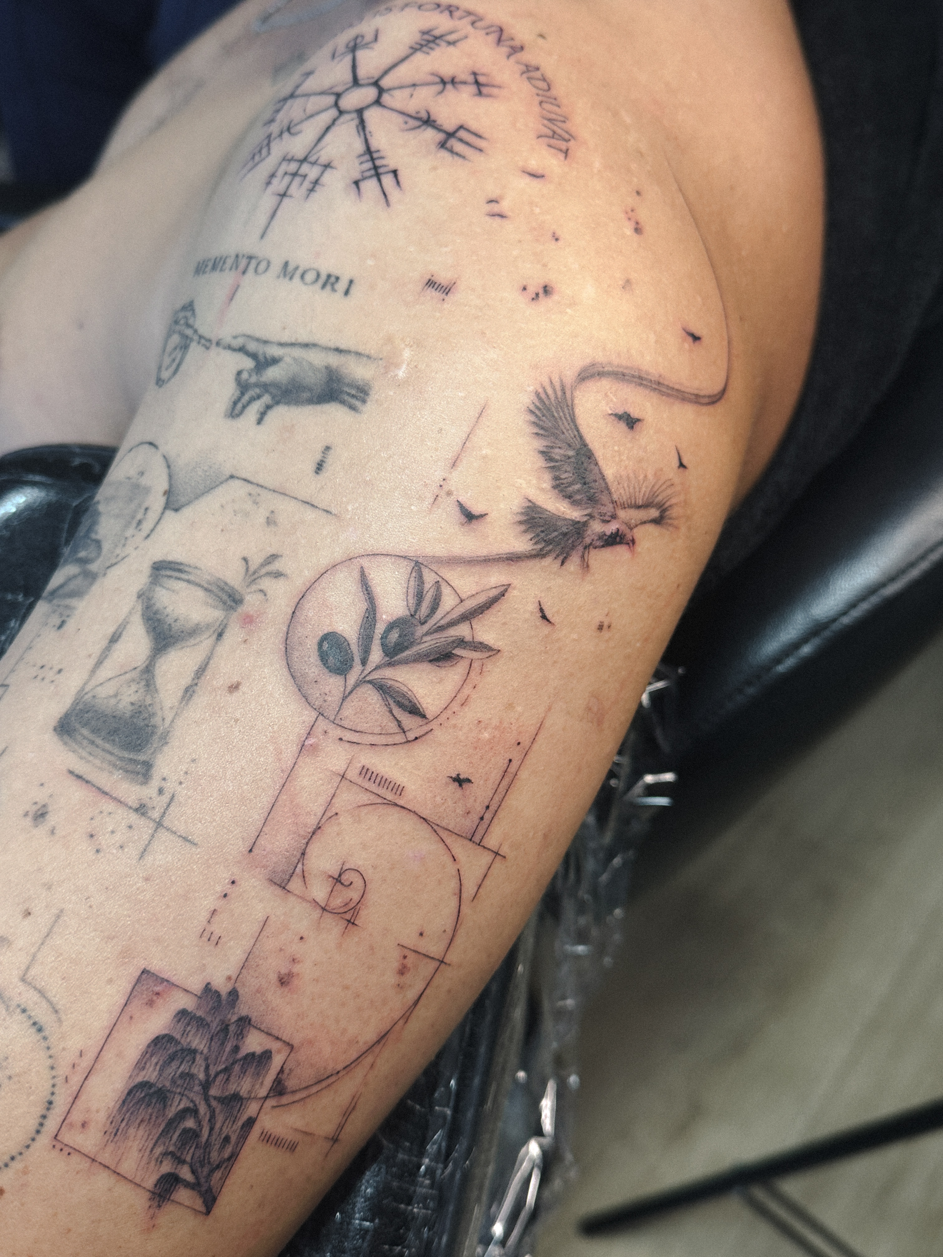 Resultado de tatuagem delicada em linhas finas