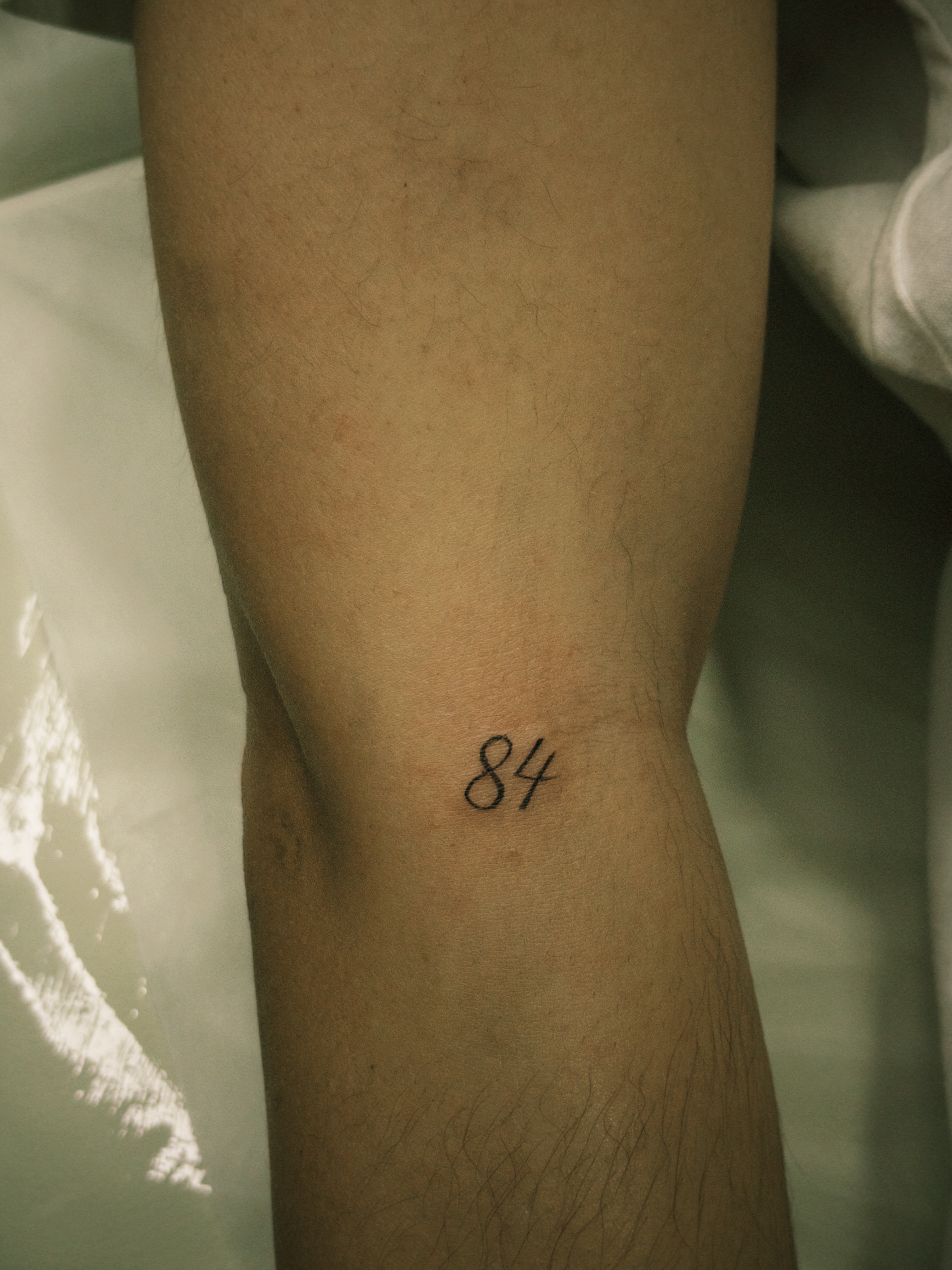 Tatuagem 84 antes da cicatrização